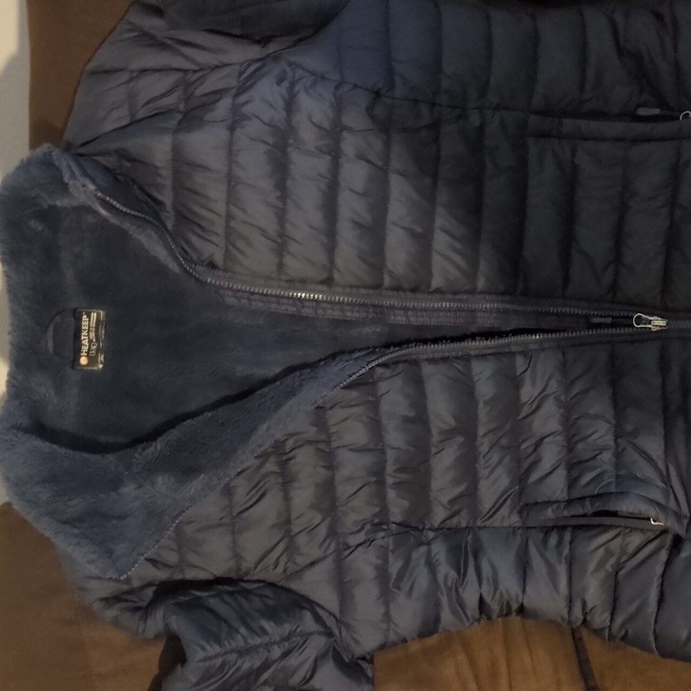 Women's dark blue Heat Keep Bomber